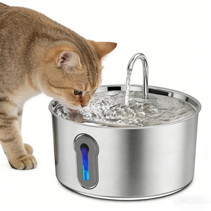4L Pets Metal Water Fountain