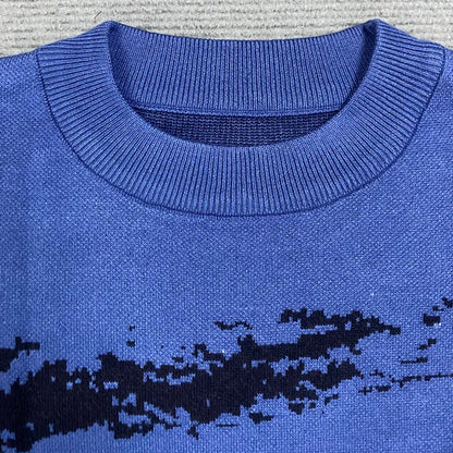 2024 Hip-Hop Street Gothic Wool Retro Pullover Sweater for Men and Women - Y2K Harajuku Punk Knitwear